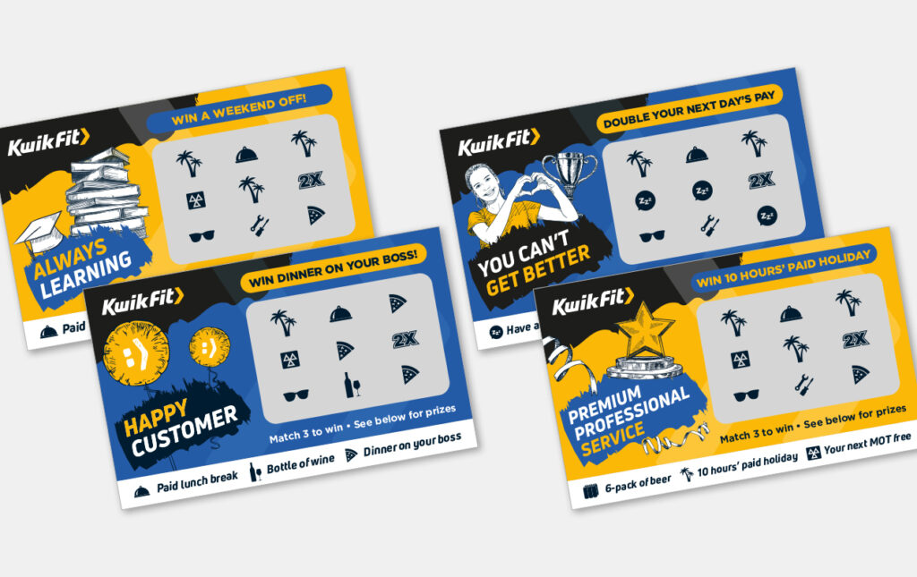 Kwik Fit Scratchcards