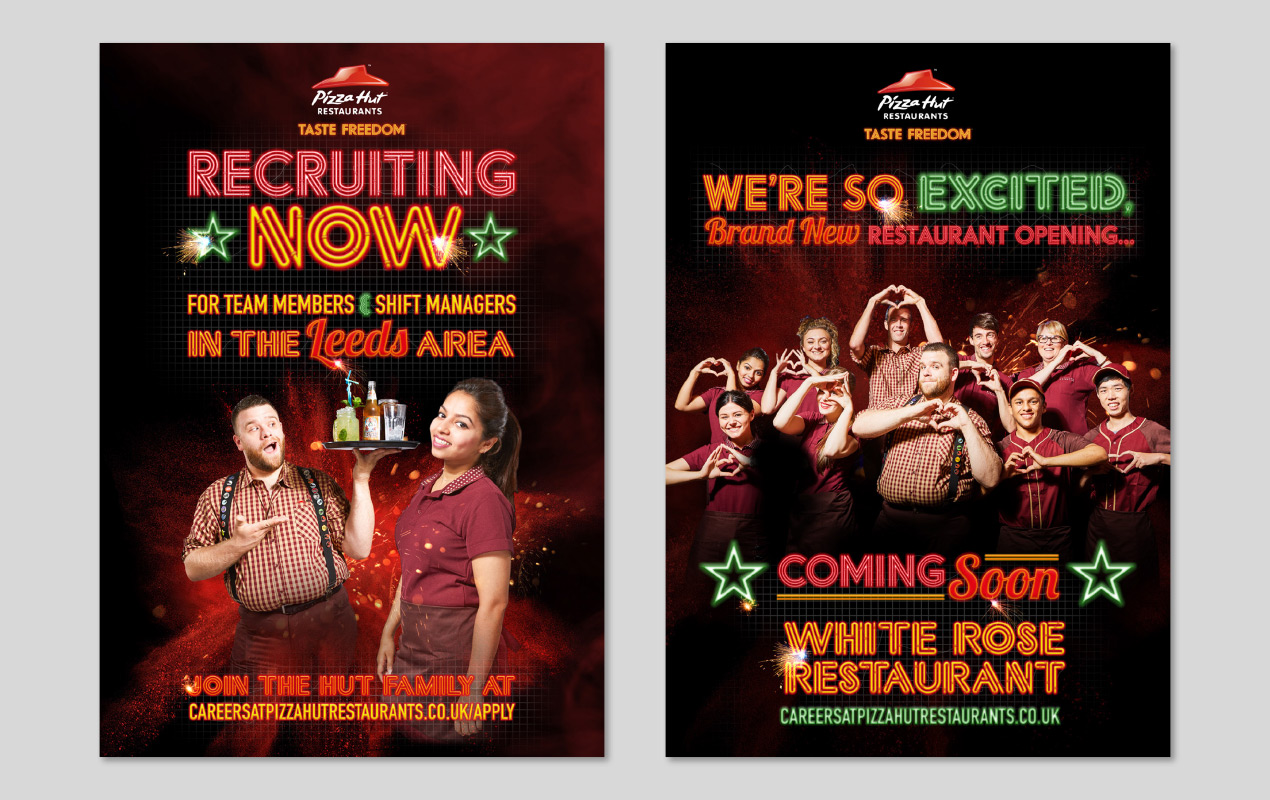 Pizza Hut leaflets