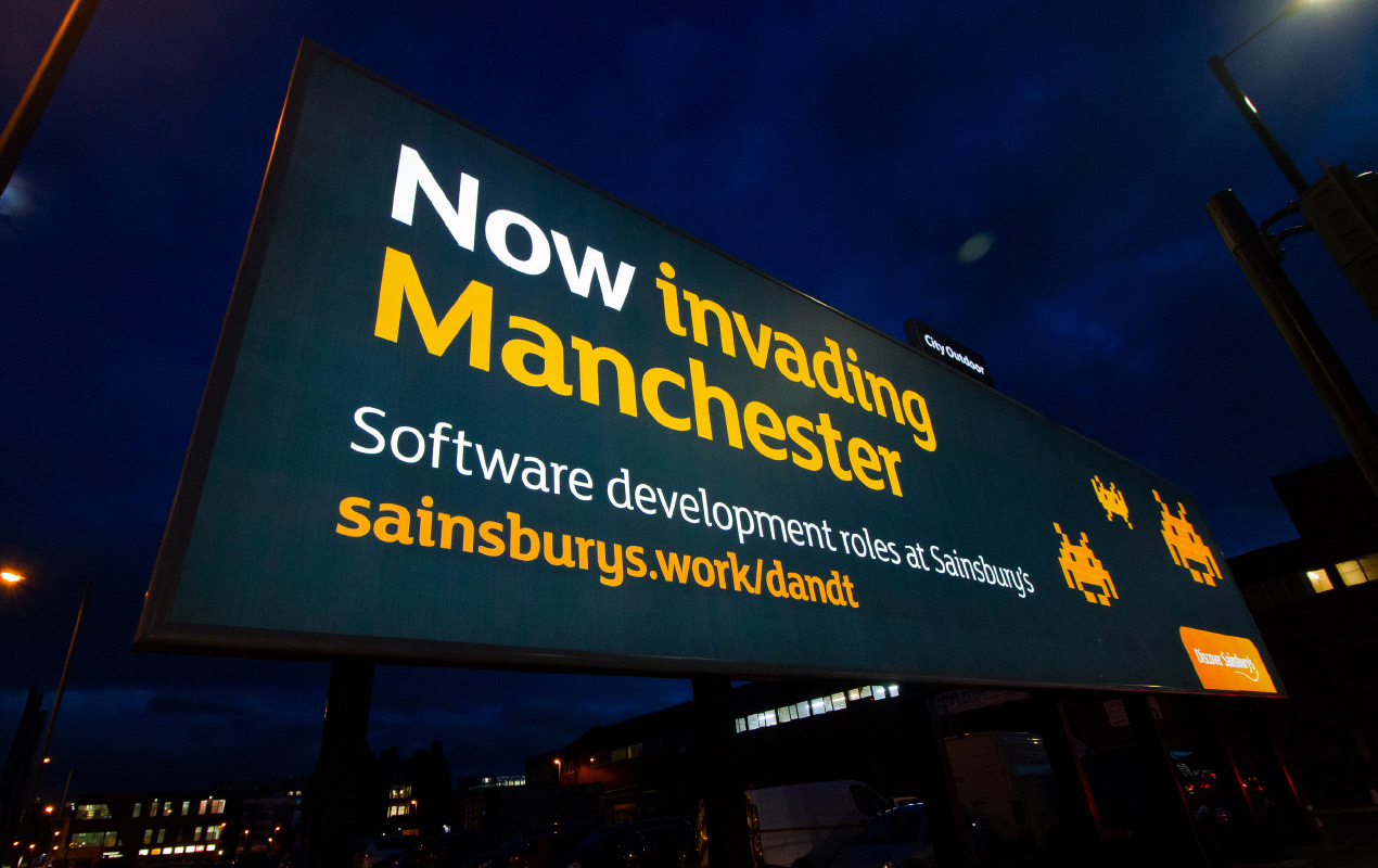 Sainsbury's outdoor billboard