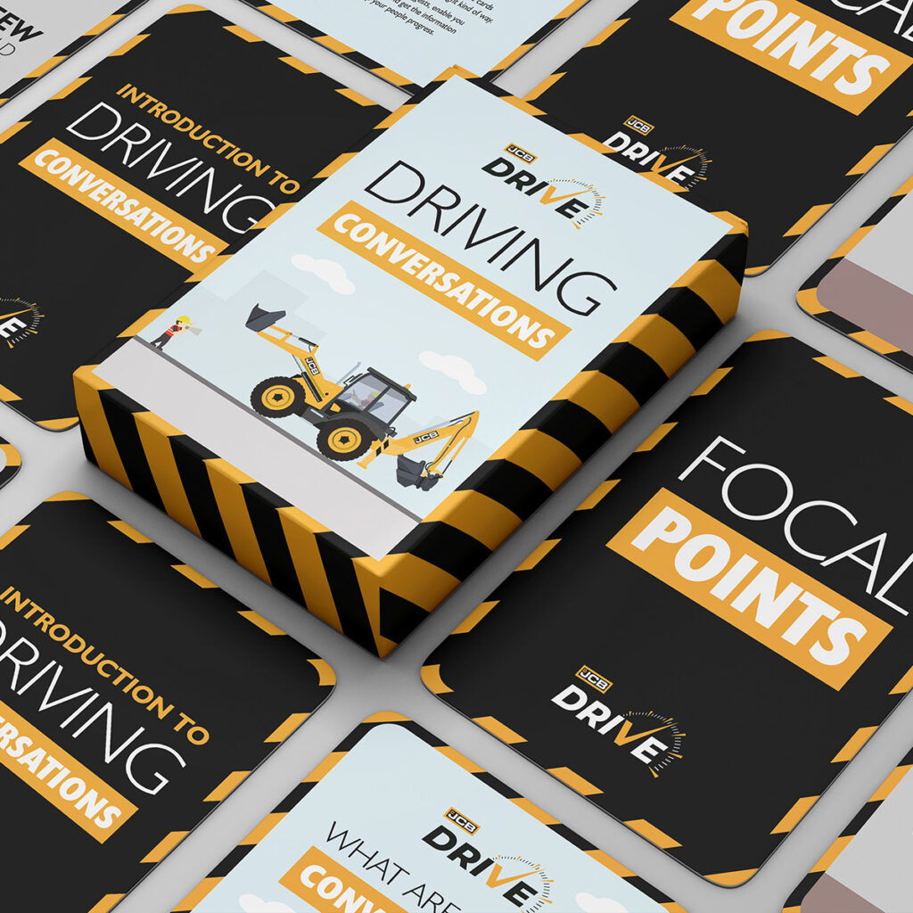 JCB driving conversations cards